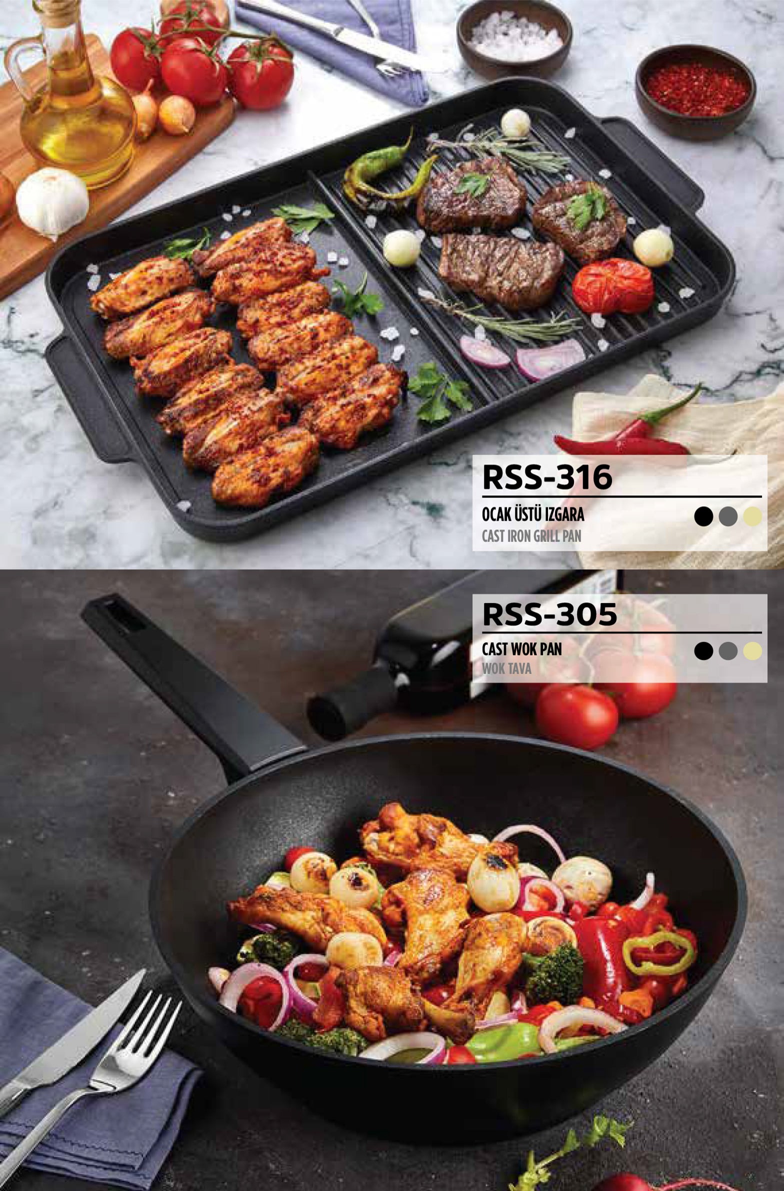 Döküm Tava ve Pişiriciler